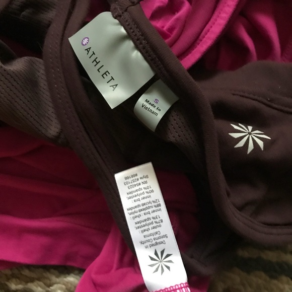 Athleta Hidden Agenda Berry Brown Tank - Picture 9 of 9